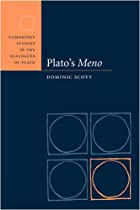 Another cover of the book Meno by Plato