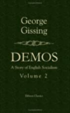 Another cover of the book Demos by George Gissing