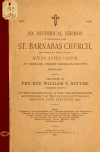 Book preview: 1704. 1904. An historical sermon in connection with St. Barnabas church, (also known as Brick church,) Queen Anne's parish by William C Butler
