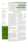 Book preview: Pesticide newsletter (Volume 2005 MAY VOL 1 ISSUE 1) by Montana.Dept. of Agriculture