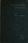 Book preview: American spiders by Willis John Gertsch