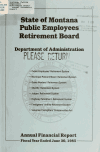 Book preview: Annual financial report (Volume 1985) by Montana. Public Employees' Retirement Board
