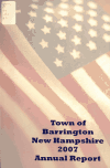 Book preview: Annual report of the Town of Barrington, New Hampshire (Volume 2007) by Barrington (N.H.)