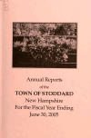 Book preview: Annual reports of the Town of Stoddard, New Hampshire (Volume 2005) by Stoddard (N.H.)