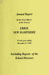 Book preview: Annual town report Errol, New Hampshire (Volume 1996) by Errol (N.H.)