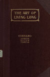 Book preview: The art of living long by Luigi Cornaro