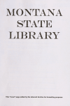 Book preview: Montana planning news bulletin (Volume Aug 1973) by Montana. Dept. of Intergovernmental Relations