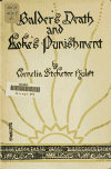 Book preview: Balder's death and Loke's punishment by Cornelia Steketee Hulst
