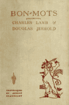 Book preview: Bon-mots of Charles Lamb and Douglas Jerrold by Charles Lamb
