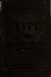 Book preview: Book of type specimens. Comprising a large variety of superior copper-mixed types, rules, borders, galleys, printing presses, electric-welded chases, by bros. & Spindler Barnhart