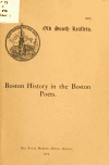 Book preview: Boston history in the Boston poets by Boston. Record Commissioners