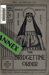 Book preview: The Bridgettine order : its foundress history and spirit by Benedict Williamson