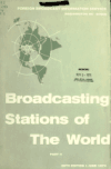 Book preview: Broadcasting stations of the world (Volume 1974, part 2) by United States. Foreign Broadcast Information Servi