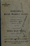 Book preview: Burslem Parish register (Volume 3) by England (Parish) Burslem