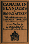 Book preview: Canada in Flanders (Volume 1) by Max Aitken Beaverbrook
