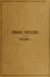 Book preview: Canal Record (Volume 1 no.1-52) by Isthmian Canal Commission (U.S.)