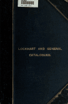 Book preview: Catalogue of books contained in the Lockhart Library and in the Library of the London Missionary Society by G Mabbs