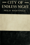 Book preview: City of endless night by Milo Hastings