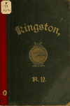 Book preview: The city of Kingston, birth place of New York state by Howard Hendricks