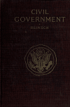 Book preview: Civil government by Paul Samuel Reinsch
