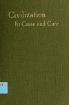 Book preview: Civilisation, its cause and cure, and other essays by Edward Carpenter