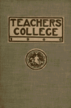 Book preview: Class book : Teachers College 1906 by Columbia University. Teachers College