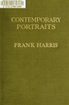 Book preview: Contemporary portraits by Frank Harris