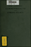Book preview: The cosmic commonwealth by Edmond Gore Alexander Holmes