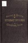Book preview: Catalogue of veterinary surgical instruments by Chicago Sharp & Smith