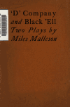 Book preview: D company and Black 'ell; by Miles Malleson