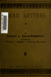 Book preview: Dead letters, and other narrative and dramatic pieces by Harriet L. (Harriet Louisa) Childe-Pemberton