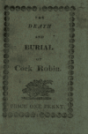 Book preview: The death and burial of Cock Robin by William Charles
