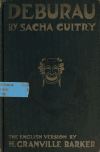 Book preview: Deburau, a comedy by Sacha Guitry