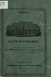 Book preview: Defence of Kenyon College by Philander Chase