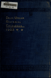 Book preview: The Delta Upsilon decennial catalogue [1903 by Delta Upsilon