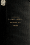 Book preview: Descendants of Samuel Morse of Worthington, Massachusetts by Harriet Morse Weeks