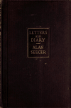Book preview: Letters and diary of Alan Seeger by Alan Seeger