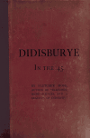 Book preview: Didisburye in the '45 by Fletcher Moss