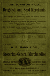 Book preview: Directory of the city of Raleigh, North Carolina [serial] (Volume 1887) by Broughton & Co Edwards