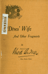 Book preview: Dives' wife, and other fragments by Thistle Anderson Fisher