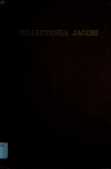 Book preview: Dr. Jacobi's works. Collected essays, addresses, scientific papers and miscellaneous writings of A. Jacobi .. (Volume 1) by A. (Abraham) Jacobi