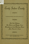 Book preview: Early Salem County by Edson Salisbury Jones