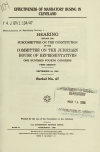 Book preview: Effectiveness of mandatory busing in Cleveland : hearing before the Subcommittee on the Constitution of the Committee on the Judiciary, House of by United States. Congress. House. Committee on the J