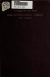 Book preview: Elements of the electromagnetic theory of light by Ludwik Silberstein