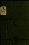 Book preview: England and Russia in Asia by George M. (George Makepeace) Towle