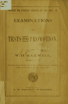 Book preview: Examinations as tests for promotion by William Henry Maxwell