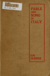 Book preview: Fable and song in Italy by Ellen Mary Clerke