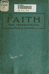 Book preview: The faith that demonstrates by Florence Gloria Crawford