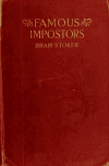 Book preview: Famous imposters by Bram Stoker