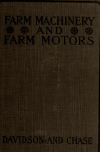 Book preview: Farm machinery and farm motors by J. Brownlee (Jay Brownlee) Davidson